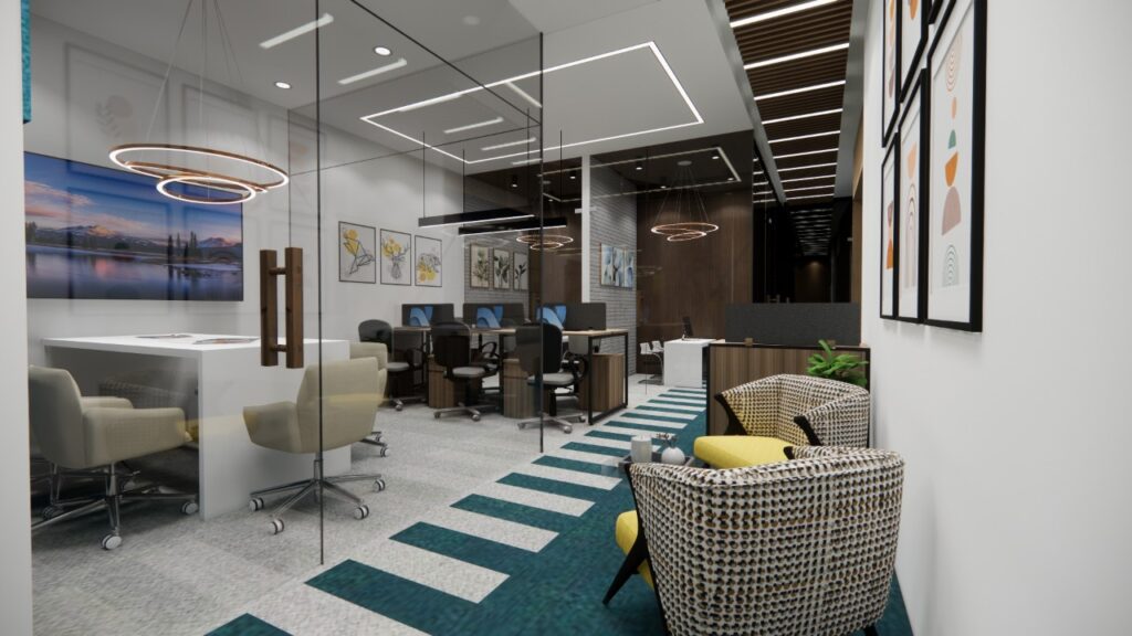 Services corporate interiors